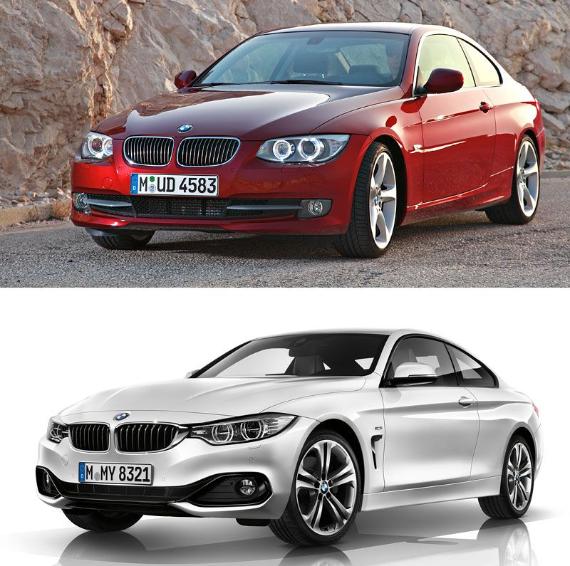 BMW 3 Coupé a BMW 4 Coupé