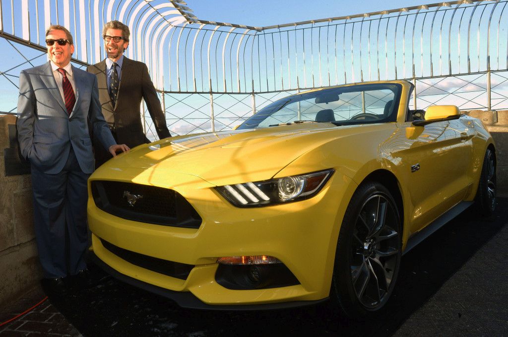 2015 Mustang Assembled on the Empire State Building