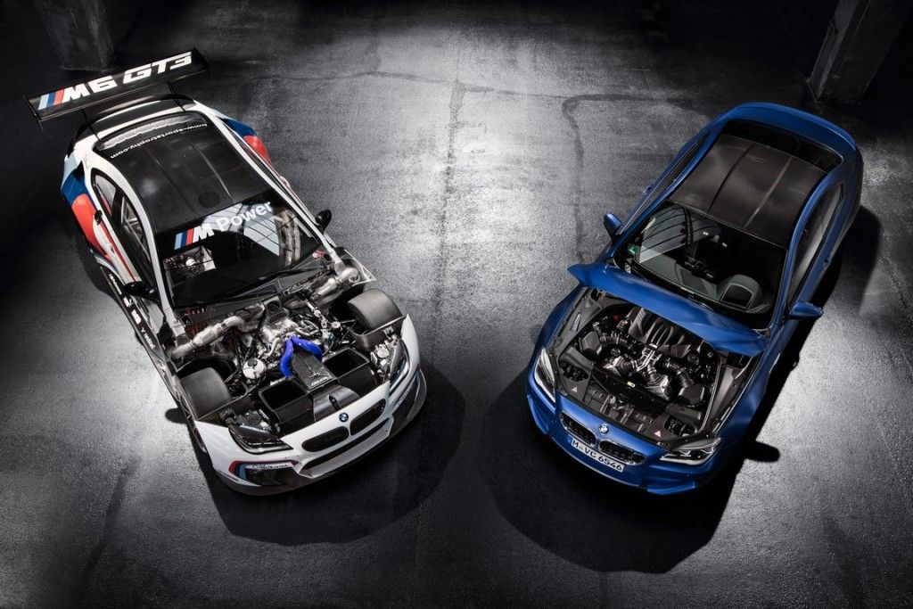 BMW M6 GT3 exterior exteriér vs M6 (4)