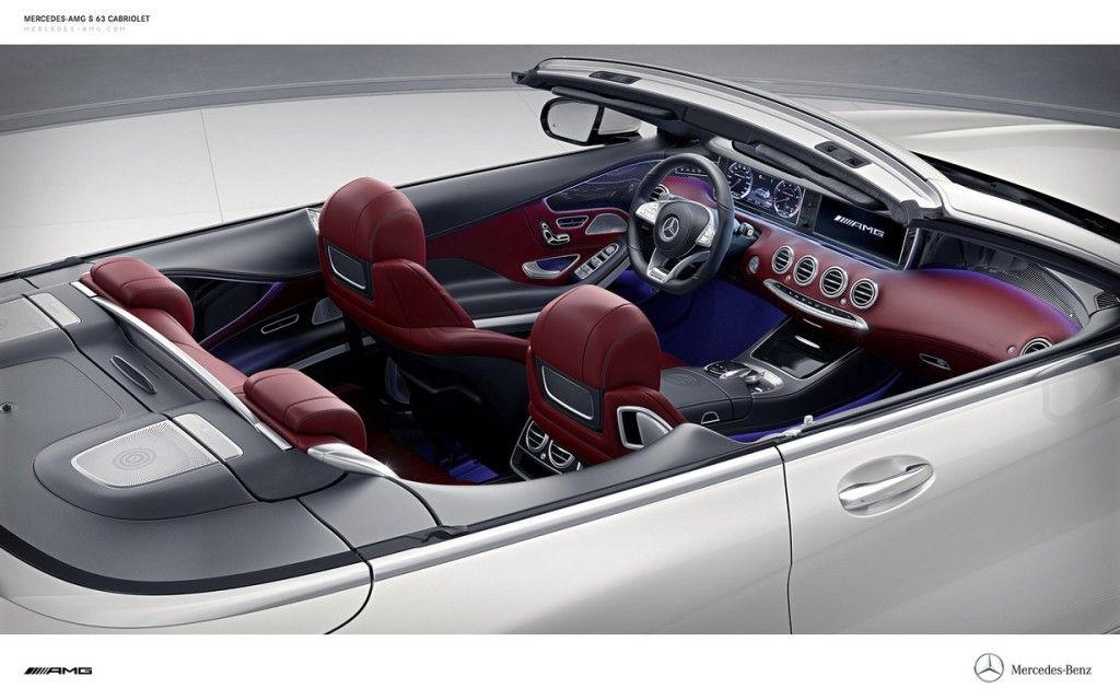 Mercedes-AMG S 63 cabriolet interior interiér sedačky seat (2)
