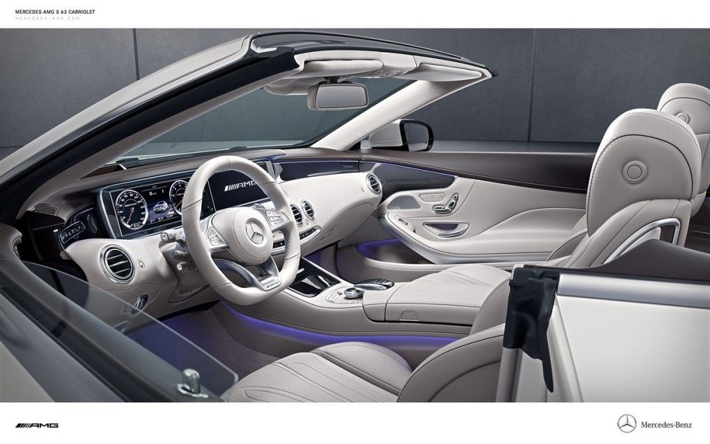 Mercedes-AMG S 63 cabriolet interior interiér sedačky seat (3)