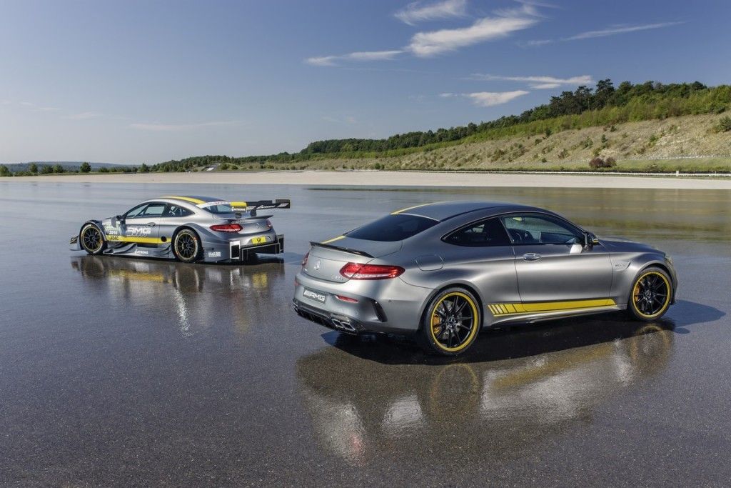 Special Model Mercedes-AMG C 63 Coupé Edition 1 and the Mercedes-AMG C 63 DTM racing coupé