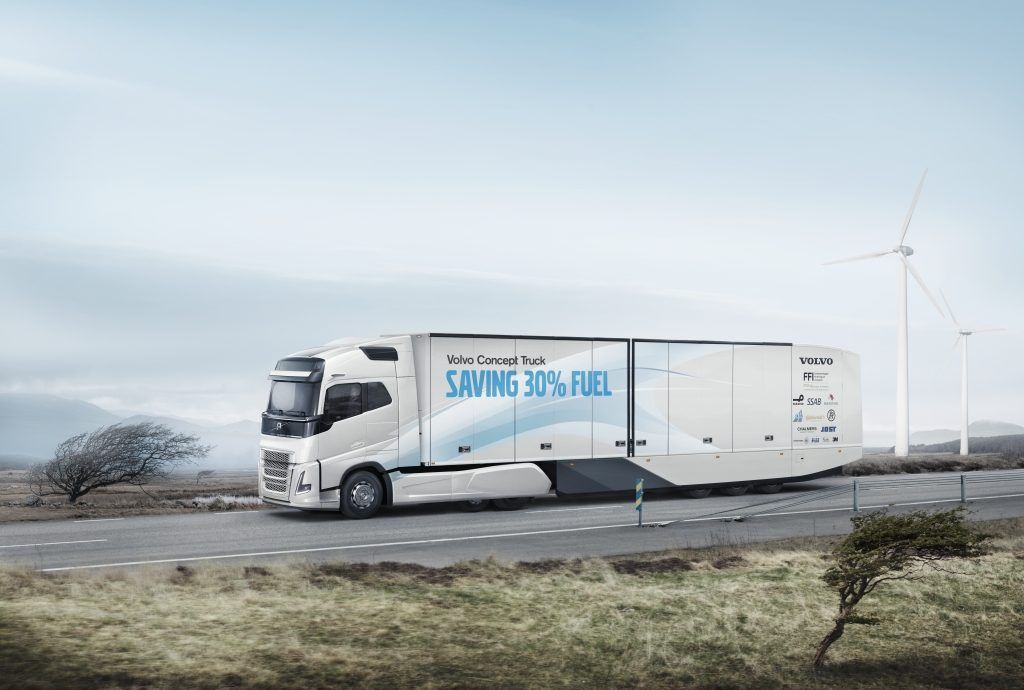 Volvo FH 420 concept koncept truck ťahač kamión náves nákladné auto aerodynamika spotreba