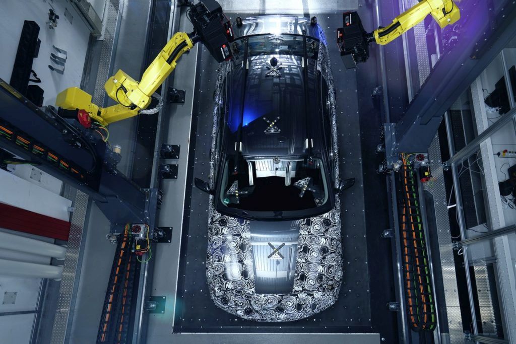 BMW závod 3D meranie measuring robot 5er radu 5 1