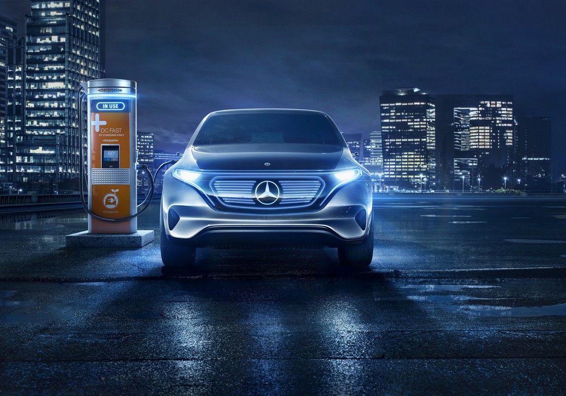 Daimler ChargePoint Mercedes-Benz nabíjačka nabíjanie nabíjacia stanica elektorauto mixmotor motormix doku