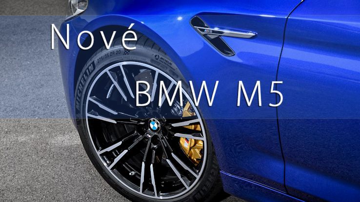 Nové BMW M5 2017 F90 new M Power M xDrive exterior exteriér interior interiér volant sedačky seats wheel